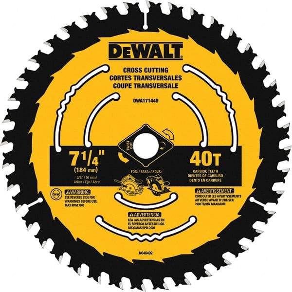 DeWALT - Wet & Dry-Cut Saw Blades   Blade Diameter (Inch): 8-1/4    Blade Material: Tungsten Carbide-Tipped - A1 Tooling