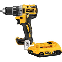 DeWALT - 20 Volt 1/2" Chuck Mid-Handle Cordless Drill - 0-500 & 0-2000 RPM, Keyless Chuck, Reversible, Lithium-Ion Batteries Not Included - A1 Tooling