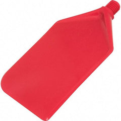 Carlisle - Sparta Red Nylon Mixing Paddle without Holes - 7-1/2" Overall Length - A1 Tooling