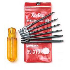 Xcelite - Screwdriver Bit Sets Type: Screwdriver Bit Number of Pieces: 7 - A1 Tooling