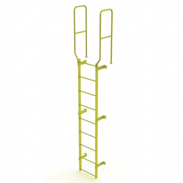 TRI-ARC - Rolling & Wall Mounted Ladders & Platforms Type: Fixed Ladder Style: Safety Cage - A1 Tooling