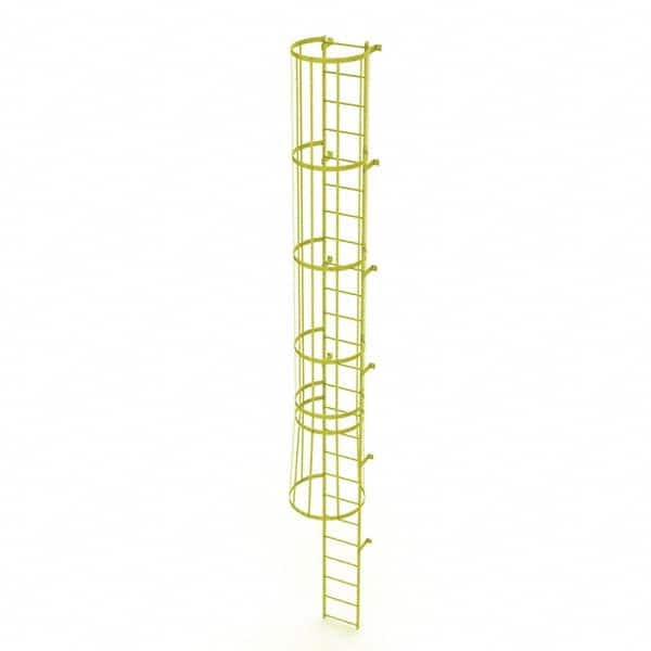 TRI-ARC - Rolling & Wall Mounted Ladders & Platforms Type: Fixed Ladder Style: Safety Cage - A1 Tooling