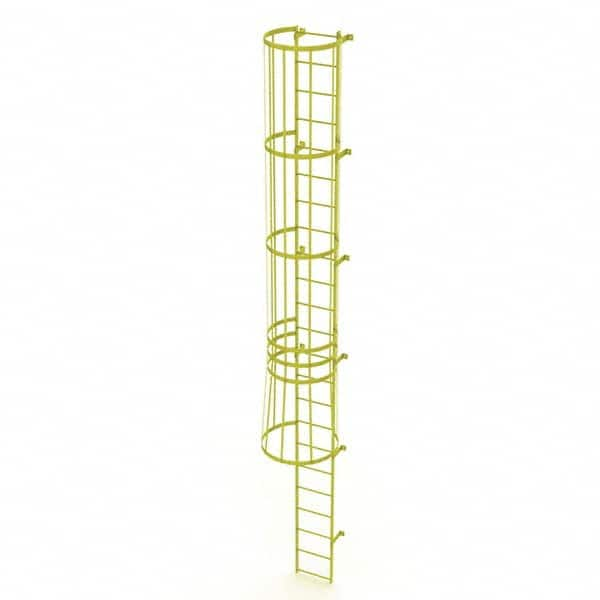 TRI-ARC - Rolling & Wall Mounted Ladders & Platforms Type: Fixed Ladder Style: Safety Cage - A1 Tooling