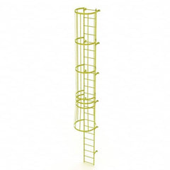 TRI-ARC - Rolling & Wall Mounted Ladders & Platforms Type: Fixed Ladder Style: Safety Cage - A1 Tooling