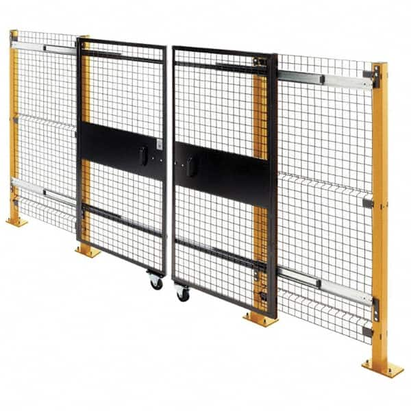 Husky - 6' Wide x 8' High, Double Sliding Door for Temporary Structures - A1 Tooling