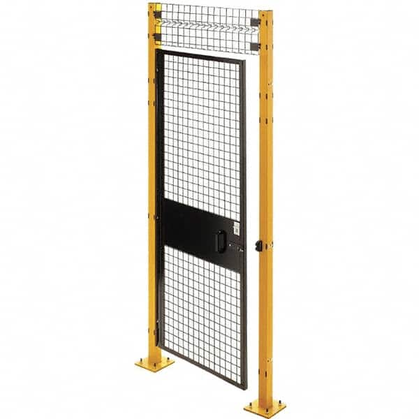 Husky - 3' Wide x 8' High, Swing Door for Temporary Structures - A1 Tooling