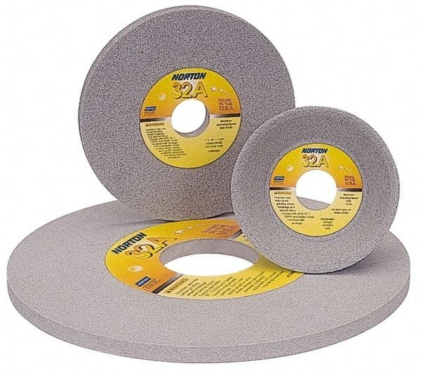 Norton - 12" Diam x 3" Hole x 1/2" Thick, J Hardness, 60 Grit Surface Grinding Wheel - Aluminum Oxide, Type 1, Medium Grade, 2,070 Max RPM, Vitrified Bond, No Recess - A1 Tooling