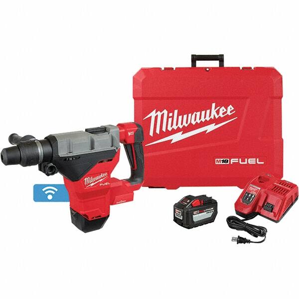 Milwaukee Tool - 18 Volt 1-3/4" SDS Max Chuck Cordless Rotary Hammer - 2900 BPM, 380 RPM, Reversible - A1 Tooling