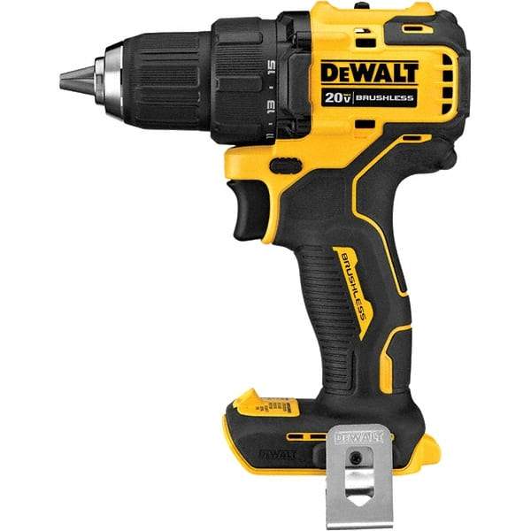 DeWALT - 20 Volt 1/2" Chuck Mid-Handle Cordless Drill - 0-1650 RPM, Keyless Chuck, Reversible, Lithium-Ion Batteries Not Included - A1 Tooling