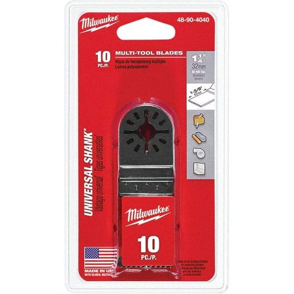 Milwaukee Tool - Rotary & Multi-Tool Accessories Accessory Type: Multi-Material Blade For Use With: Oscillating Tools - A1 Tooling