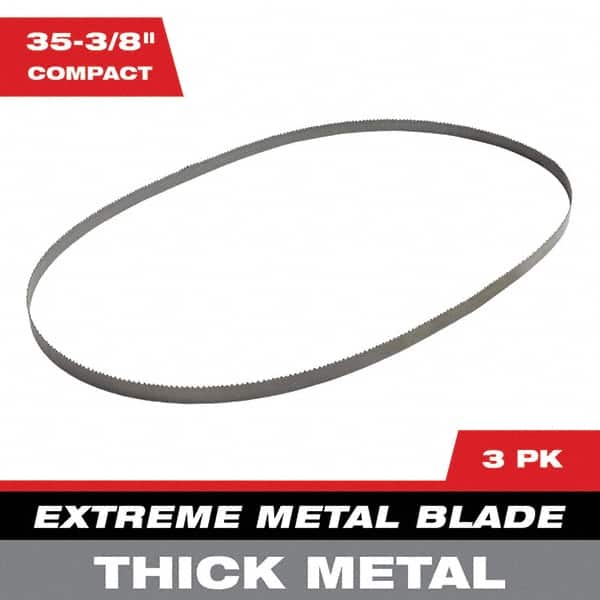 Milwaukee Tool - 2' 11-3/8" x 0.8" x 0.02" 8-10 TPI Bi-Metal Portable Band Saw Blade - A1 Tooling