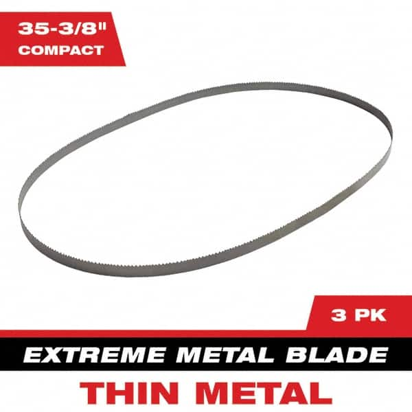 Milwaukee Tool - 2' 11-3/8" x 0.8" x 0.02" 12-14 TPI Bi-Metal Portable Band Saw Blade - A1 Tooling