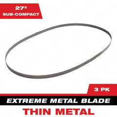 Milwaukee Tool - 27" x 0.8" x 0.02" 12-14 TPI Bi-Metal Portable Band Saw Blade - A1 Tooling