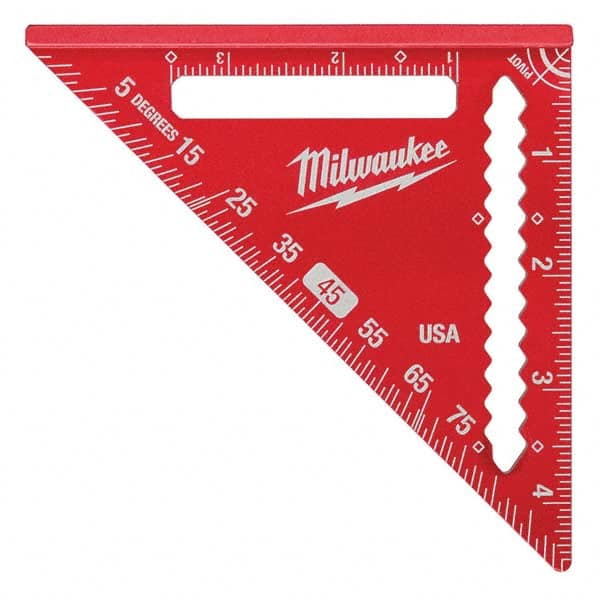 Milwaukee Tool - Rafter Squares Type: Rafter Square Blade Length (Inch): 4-1/2 - A1 Tooling