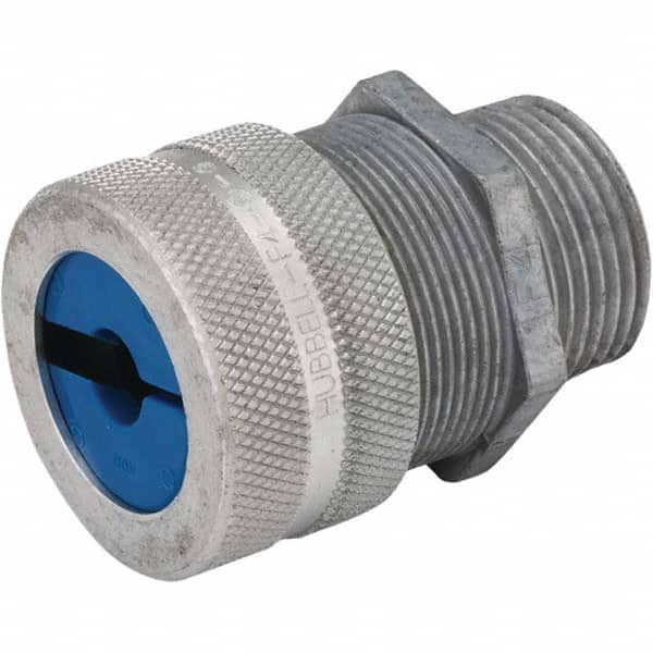 0.625 to 0.5″ Liquidtight Straight Strain Relief Cord Grip 1″ Thread, Steel