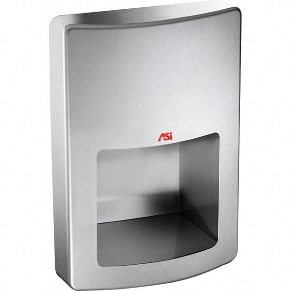 ASI-American Specialties, Inc. - 1000 Watt Satin Stainless Steel Finish Electric Hand Dryer - 120 Volts, 8.3 Amps, 11" Wide x 15-1/2" High x 5-23/32" Deep - A1 Tooling