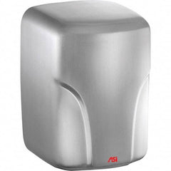 ASI-American Specialties, Inc. - 1600 Watt Satin Stainless Steel Finish Electric Hand Dryer - 110/120 Volts, 14.6 Amps, 8-1/16" Wide x 11-19/64" High x 7-5/64" Deep - A1 Tooling