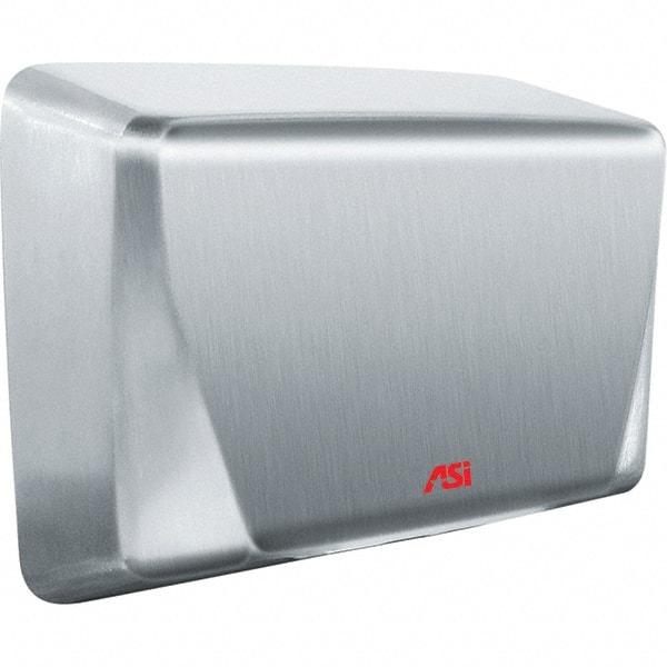 ASI-American Specialties, Inc. - 1000 Watt Satin Stainless Steel Finish Electric Hand Dryer - 277 Volts, 5.2 Amps, 10-5/8" Wide x 8-15/32" High x 4" Deep - A1 Tooling