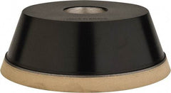 Darex - 5" Diam, 1-1/4" Hole Size, 1-3/4" Overall Thickness, 320 Grit, Type 11 Tool & Cutter Grinding Wheel - Very Fine Grade, Diamond - A1 Tooling