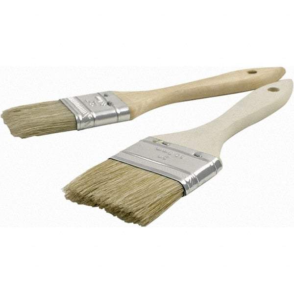 Brush Research Mfg. - 1" Flat Hog General Purpose Paint Brush - 1-5/8" Bristle Length, 6" Wood Beavertail Handle - A1 Tooling