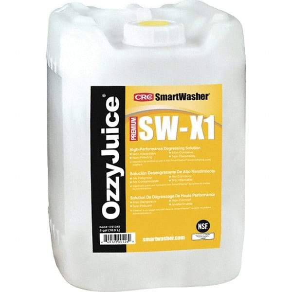 CRC - Parts Washing Solutions & Solvents Solution Type: Water-Based Container Size Range: 5 Gal. - 49.9 Gal. - A1 Tooling