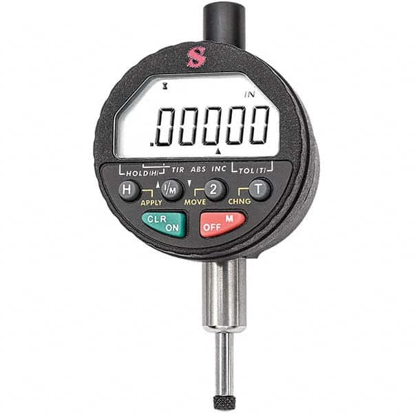 Starrett - Electronic Test Indicators Resolution (Decimal Inch): 0.00005 Minimum Measurement (Decimal Inch): 0.0000 - A1 Tooling