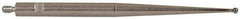 TESA Brown & Sharpe - 1mm Ball Diam, Carbide, Ball Test Indicator Contact Point - 1-7/16" Contact Point Length, Use with Brown & Sharpe BesTest 599 Series - A1 Tooling