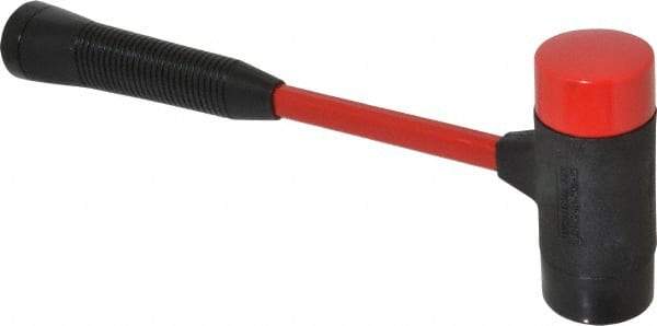 Proto - 2-1/8 Lb Head 2" Face Steel Soft Face Hammer with Tips Hammer - 14" OAL, Fiberglass Handle - A1 Tooling