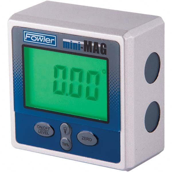 Fowler - Combination Protractors & Inclinometers Measuring Range (Degrees): 360.00 Resolution (Degrees): 0.01 - A1 Tooling