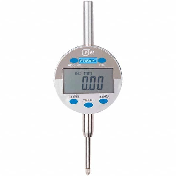 Fowler - 0 to mm Range (0 to 1" Range), 0.01mm/0.0005" Resolution, Electronic Drop Indicator - A1 Tooling