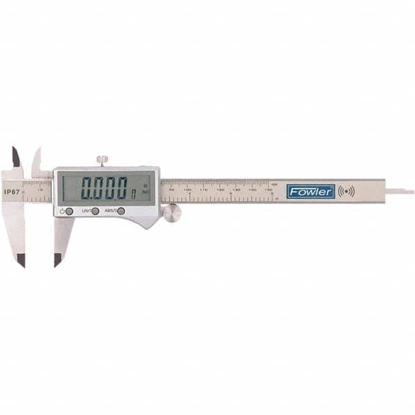 Fowler - 0 to 12" Range, 0.01mm Resolution, IP67 Electronic Caliper - A1 Tooling