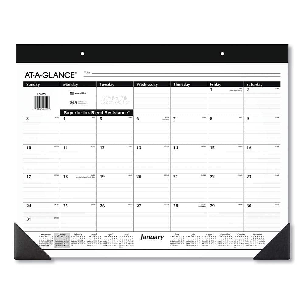 AT-A-GLANCE - Note Pads, Writing Pads & Notebooks Writing Pads & Notebook Type: Desk Pad Size: 22 x 17 - A1 Tooling