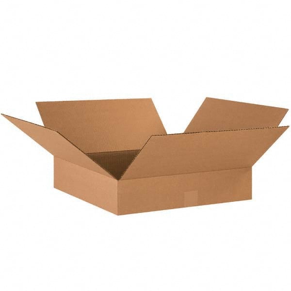 Made in USA - Pack of (25), 18" Wide x 18" Long x 3" High Corrugated Shipping Boxes - A1 Tooling