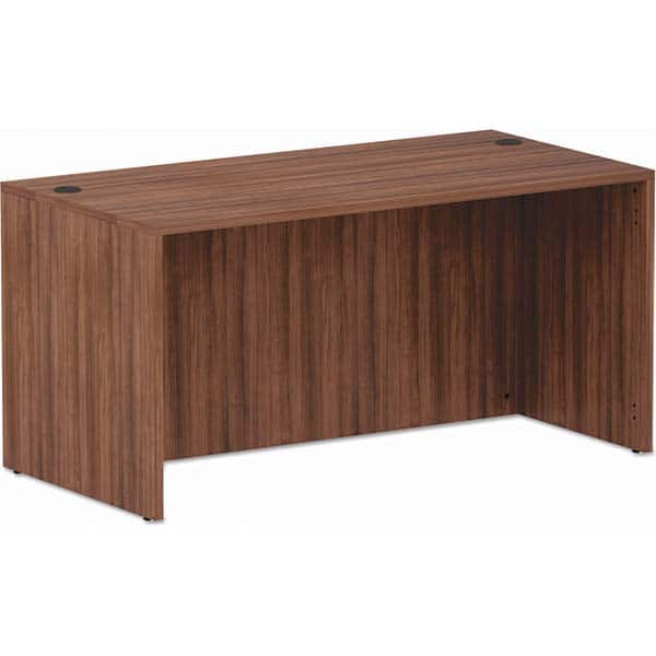 ALERA - Office Desks Type: Straight Front Desk Shell Color: Modern Walnut - A1 Tooling