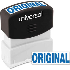 UNIVERSAL - Pre-inked Stock Stamps Type: Message Message: ORIGINAL - A1 Tooling