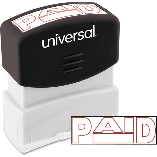 UNIVERSAL - Pre-inked Stock Stamps Type: Message Message: PAID - A1 Tooling