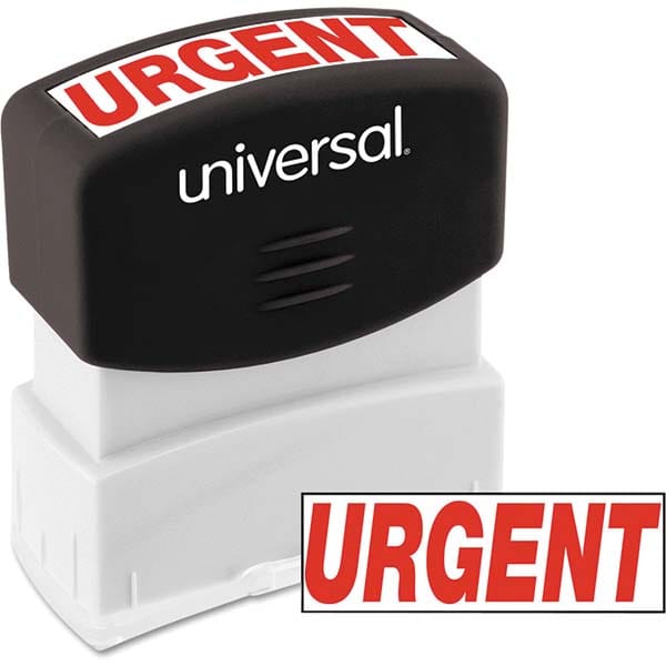 UNIVERSAL - Pre-inked Stock Stamps Type: Message Message: URGENT - A1 Tooling