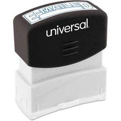 UNIVERSAL - Pre-inked Stock Stamps Type: Message Message: E-MAILED - A1 Tooling