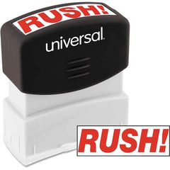 UNIVERSAL - Pre-inked Stock Stamps Type: Message Message: RUSH - A1 Tooling