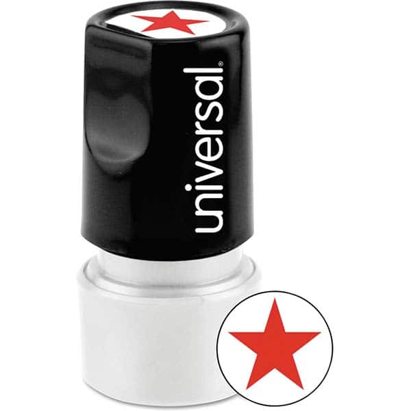 UNIVERSAL - Pre-inked Stock Stamps Type: Message Message: STAR (ICON) - A1 Tooling