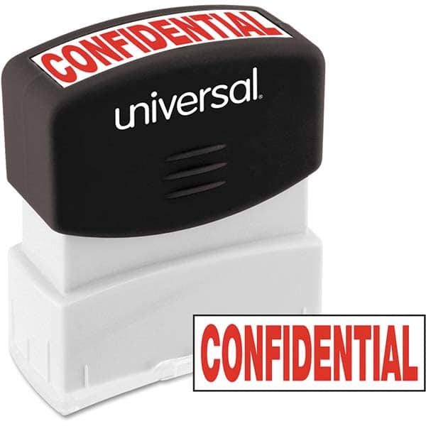 UNIVERSAL - Pre-inked Stock Stamps Type: Message Message: CONFIDENTIAL - A1 Tooling