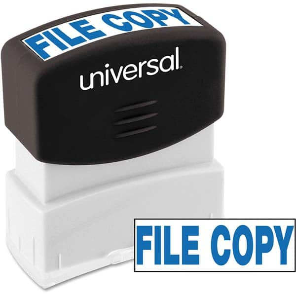 UNIVERSAL - Pre-inked Stock Stamps Type: Message Message: FILE COPY - A1 Tooling