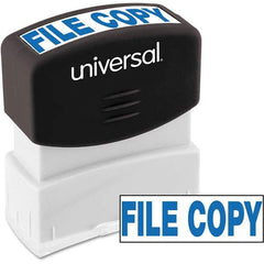 UNIVERSAL - Pre-inked Stock Stamps Type: Message Message: FILE COPY - A1 Tooling