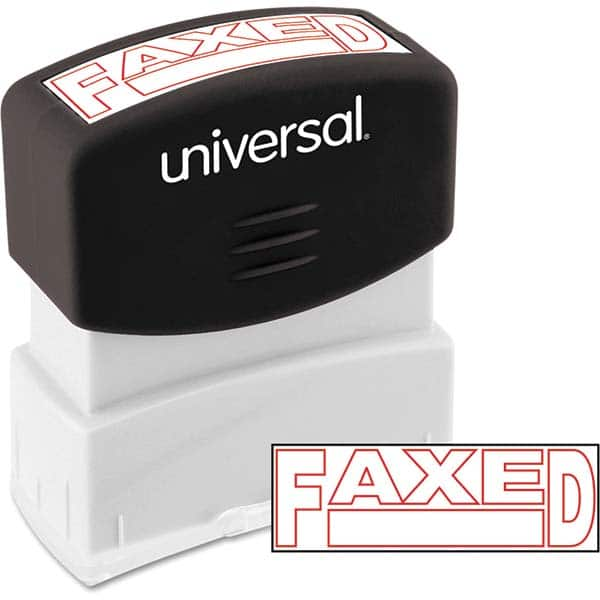 UNIVERSAL - Pre-inked Stock Stamps Type: Message Message: FAXED - A1 Tooling