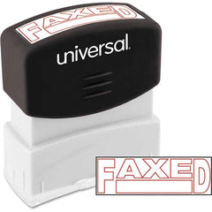 UNIVERSAL - Pre-inked Stock Stamps Type: Message Message: FAXED - A1 Tooling