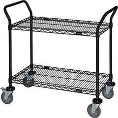 Utility Cart: Wire, Black