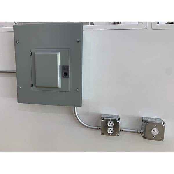 Panel Built - Temporary Structure Parts & Accessories Type: Wiring Additional Information: Outlet Boxes; Switches; Wiring; Conduit Fit Into Binder Post - A1 Tooling