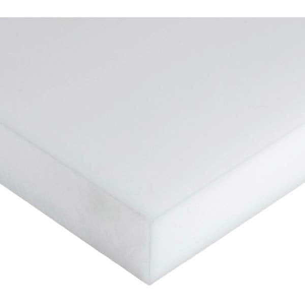 Plastic Sheet: Acetal, 1″ Thick, Natural Color, 9,000 psi Tensile Strength Rockwell R-120