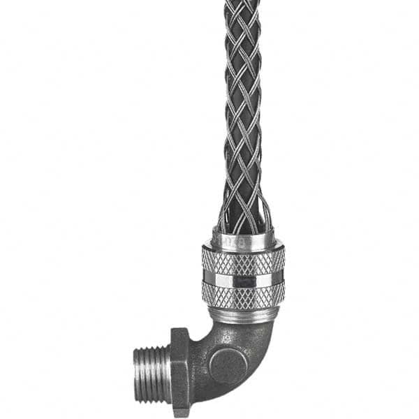 Hubbell Wiring Device-Kellems - 0.37 to 0.5" Liquidtight Elbow Strain Relief Cord Grip - A1 Tooling