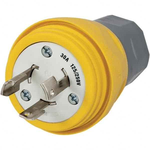 Hubbell Wiring Device-Kellems - 125/250 VAC 30A NonNEMA Industrial Twist Lock Plug - A1 Tooling